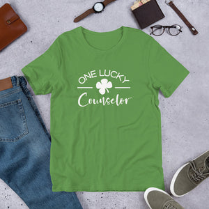 One Lucky Counselor-Short-Sleeve Unisex T-Shirt